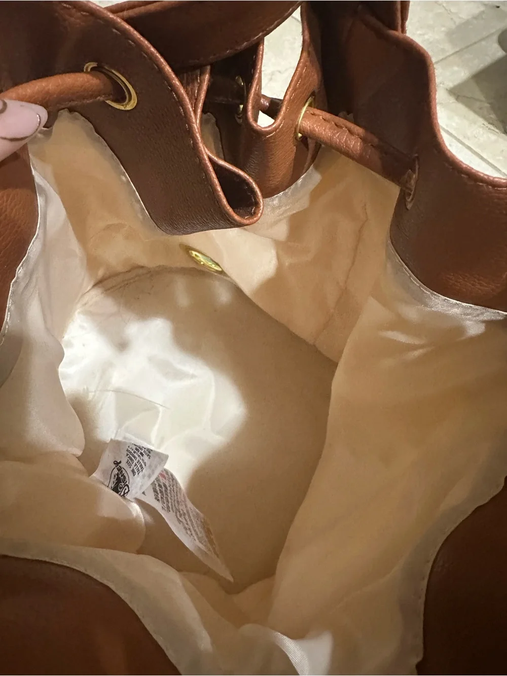 Moana Drawstring Bag with Florals
